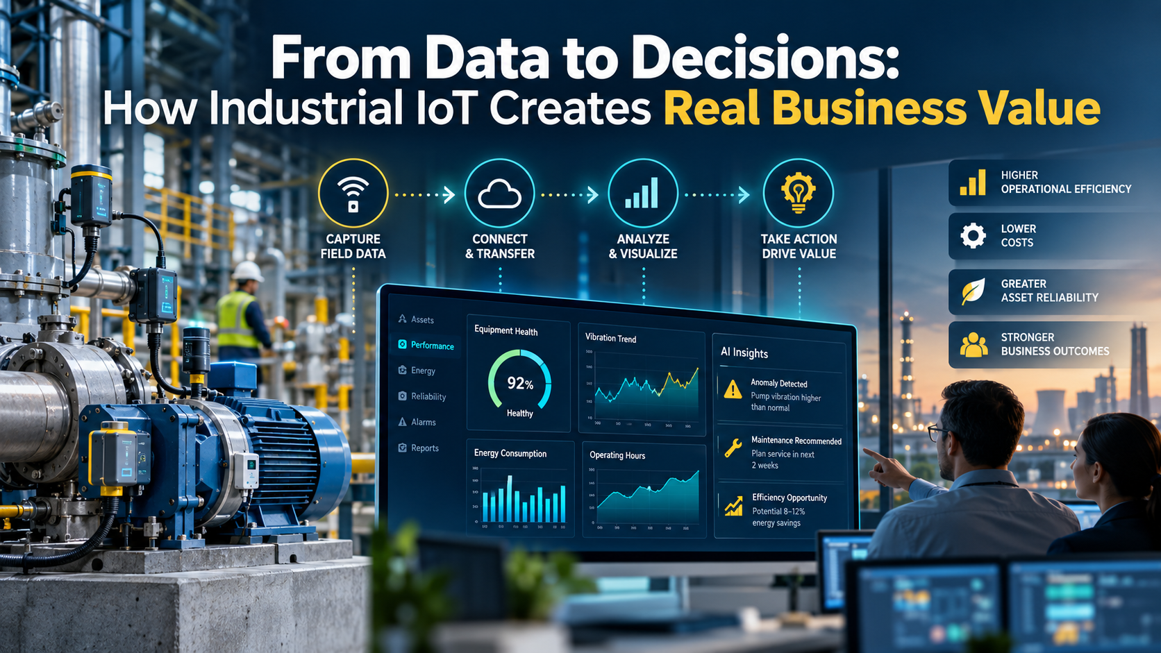 From Data to Decisions: How Industrial IoT Creates Real Business Value